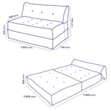 Canapea extensibilă 2 locuri Mocca, Diverse culori, 120x78x78 cm - Bej | SKU: 363SLD1106 | Canapea extensibilă 2 locuri Mocca, 120x78x78 cm, varianta Bej, produs pentru amenajarea locuinței, disponibil online în România la CasaMob