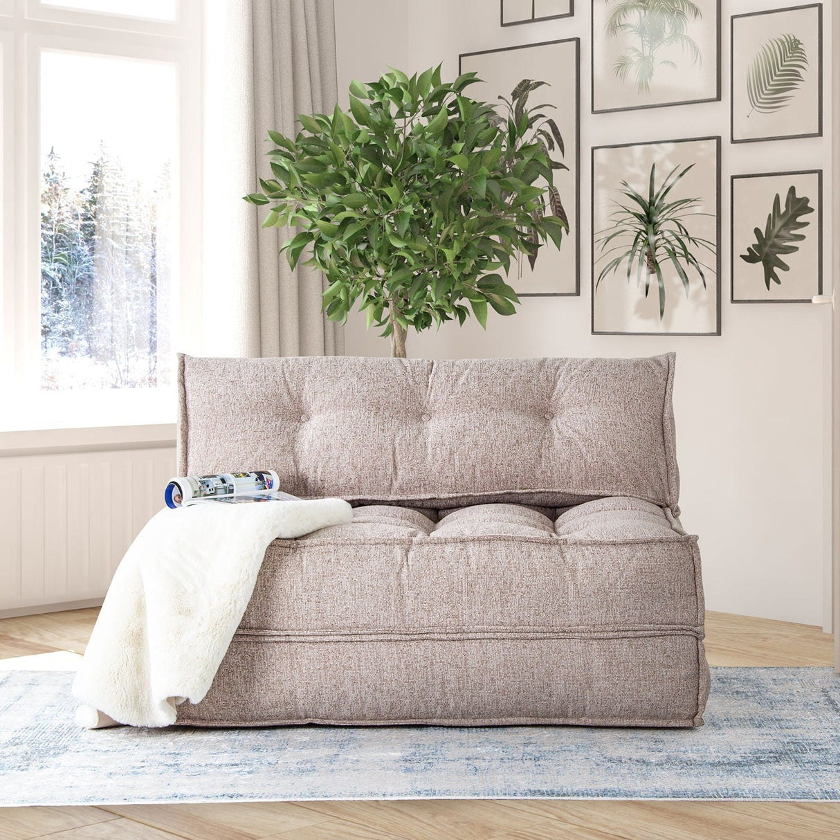 Canapea extensibilă 2 locuri Mocca, Diverse culori, 120x78x78 cm - Maro deschis | SKU: 363SLD1111 | Canapea extensibilă 2 locuri Mocca, 120x78x78 cm, varianta Maro deschis, produs pentru amenajarea locuinței, disponibil online în România la CasaMob