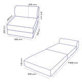 Fotoliu extensibil Magic, Diverse culori, 65x78x57 cm - Antracit | SKU: 363SLD1120 | Fotoliu extensibil Magic, 65x78x57 cm, varianta Antracit, produs pentru amenajarea locuinței, disponibil online în România la CasaMob