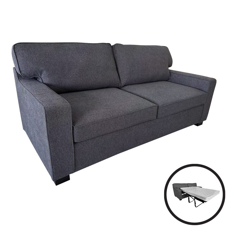 Canapea extensibilă 2 locuri Polaris, Diverse culori, 181x91x83 cm - Gri închis | SKU: 365-000004 | Canapea extensibilă 2 locuri Polaris, 181x91x83 cm, varianta Gri închis, produs pentru amenajarea locuinței, disponibil online în România la CasaMob