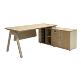 Birou Stark, Stejar-Bej, 200x90x75 cm