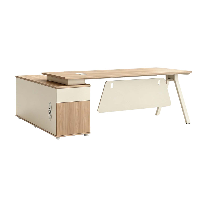 Birou Stark, Stejar-Bej, 200x90x75 cm