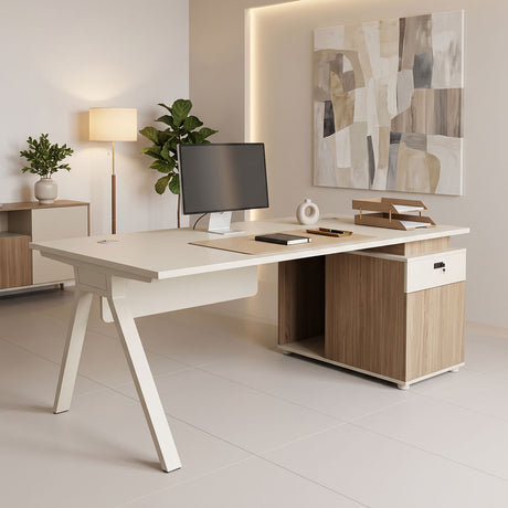 Birou Spark, Stejar-Bej, 150x70x75 cm