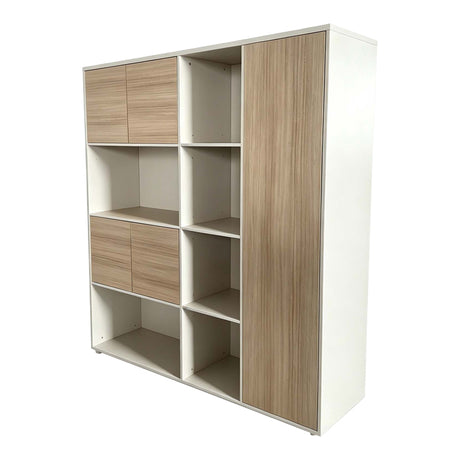 Bibliotecă Chidi, Stejar-Bej, 160x40x200 cm