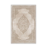 Covor de living / dormitor Persian antiderapant, Lavabil, Bej, 120x180 cm