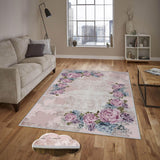 Covor de Hol, Bucatarie Trandafiri, Lavabil, Antiderapant (diverse dimensiuni) - 120 x 180, SKU 369HFT2372