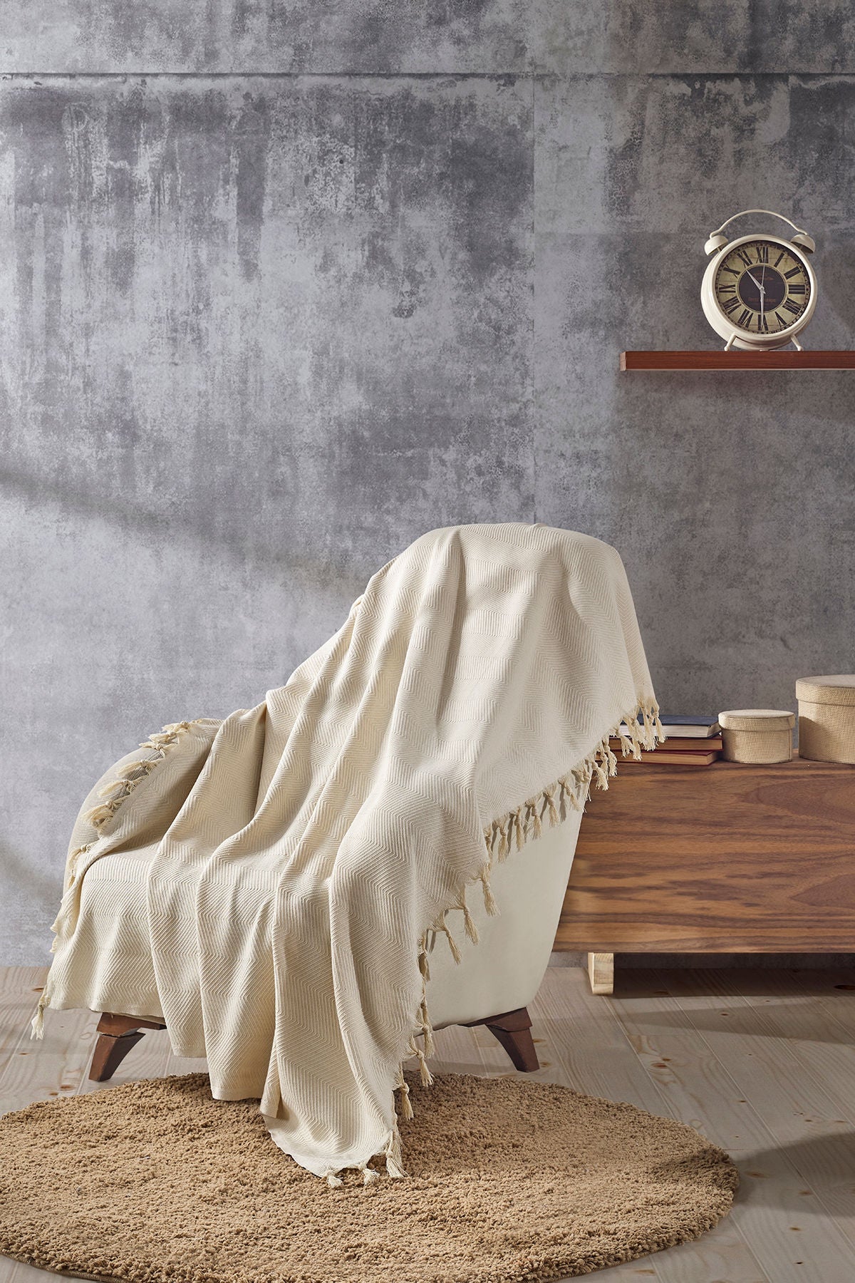 Cuvertură HN v2, Diverse culori, 130x170 cm - Ecru | SKU: 372VDN1732 | Cuvertură HN v2, 130x170 cm, varianta Ecru, produs pentru amenajarea locuinței, disponibil online în România la CasaMob