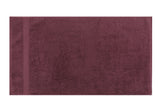 Set prosoape de baie 4 bucăți Ruby 50, Alb - Pudră - Mov - Bordo, 50x90 cm