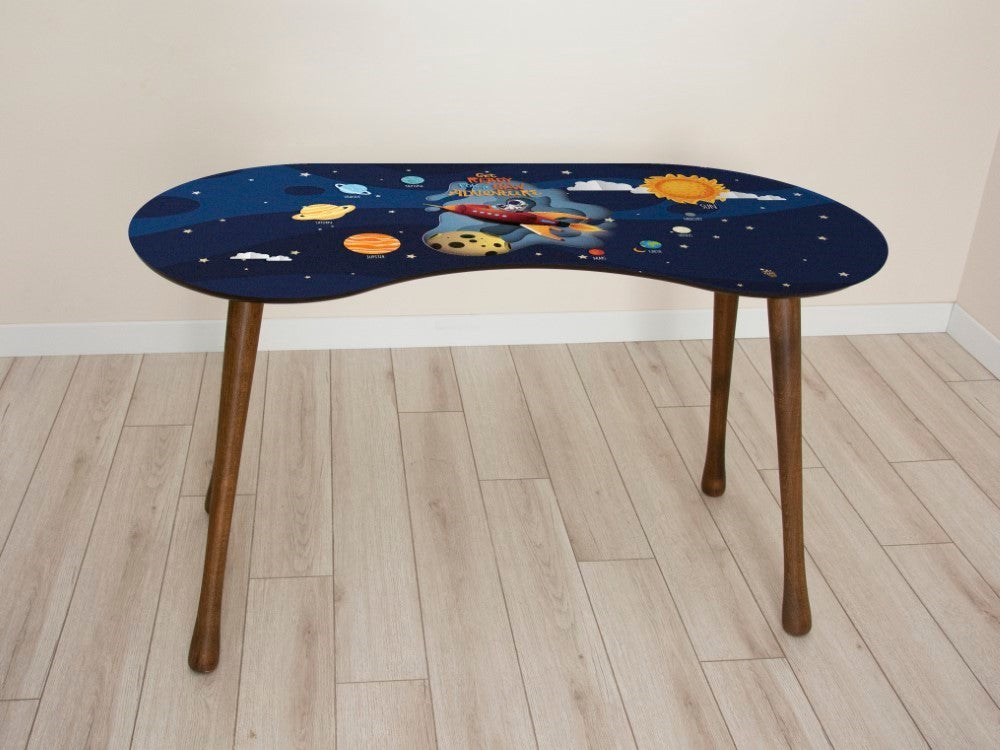 Masă pentru copii Planets, Multicolor, 60x70x120 cm