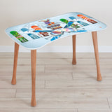 Masă pentru copii PMTK06-TBL, Multicolor, 90x52x60 cm