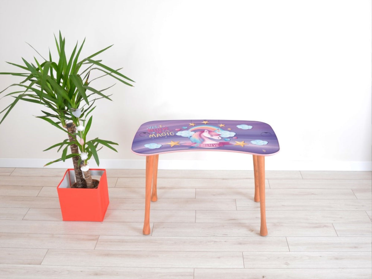 Masă pentru copii PMTK10-TBL, Multicolor, 90x52x60 cm