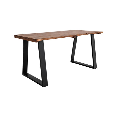 Masă dining Miles, Nuc, 140x80x76 cm