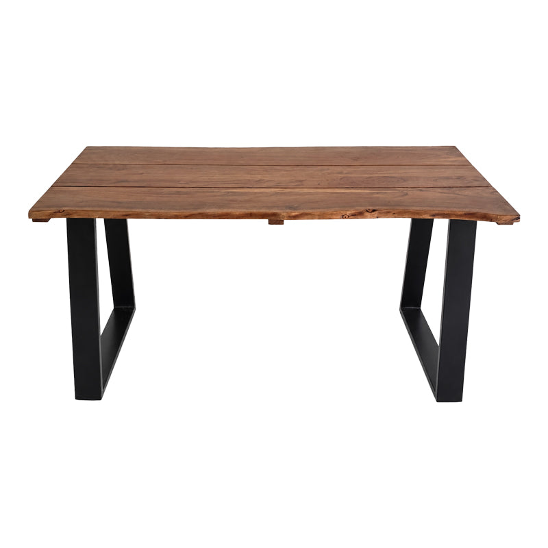 Masă dining Miles, Nuc, 200x100x76 cm
