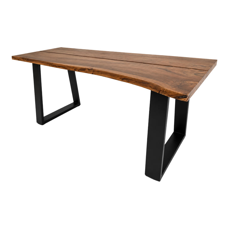 Nuc | SKU: 379-000063 | Masă dining Miles, Nuc, 200x100x76 cm, varianta Nuc, produs pentru amenajarea locuinței, disponibil online în România la CasaMob