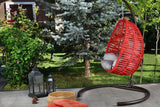 Balansoar de grădină Fındık, Diverse culori, 110x110x196 cm - Bordo | SKU: 379VLV1703 | Balansoar de grădină Fındık, 110x110x196 cm, varianta Bordo, produs pentru amenajarea locuinței, disponibil online în România la CasaMob