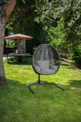 Balansoar de grădină Fındık, Diverse culori, 110x110x196 cm - Gri | SKU: 379VLV1720 | Balansoar de grădină Fındık, 110x110x196 cm, varianta Gri, produs pentru amenajarea locuinței, disponibil online în România la CasaMob