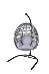 Balansoar de grădină Fındık, Diverse culori, 110x110x196 cm - Gri | SKU: 379VLV1720 | Balansoar de grădină Fındık, 110x110x196 cm, varianta Gri, produs pentru amenajarea locuinței, disponibil online în România la CasaMob