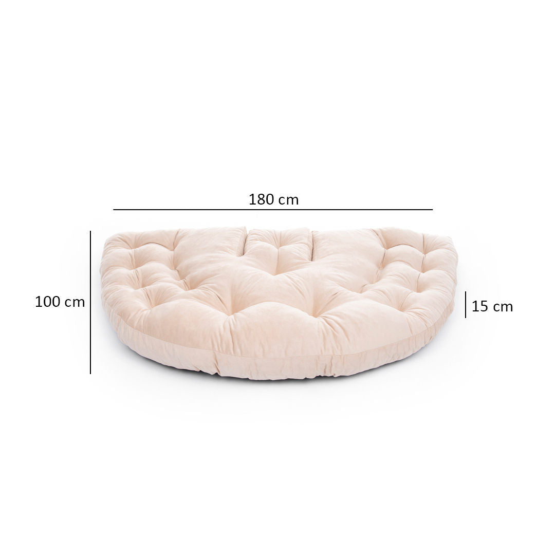 Taburet Kiku Large, Diverse culori, 90x56x70 cm - Crem | SKU: 379VLV2502 | Taburet Kiku Large, 90x56x70 cm, varianta Crem, produs pentru amenajarea locuinței, disponibil online în România la CasaMob