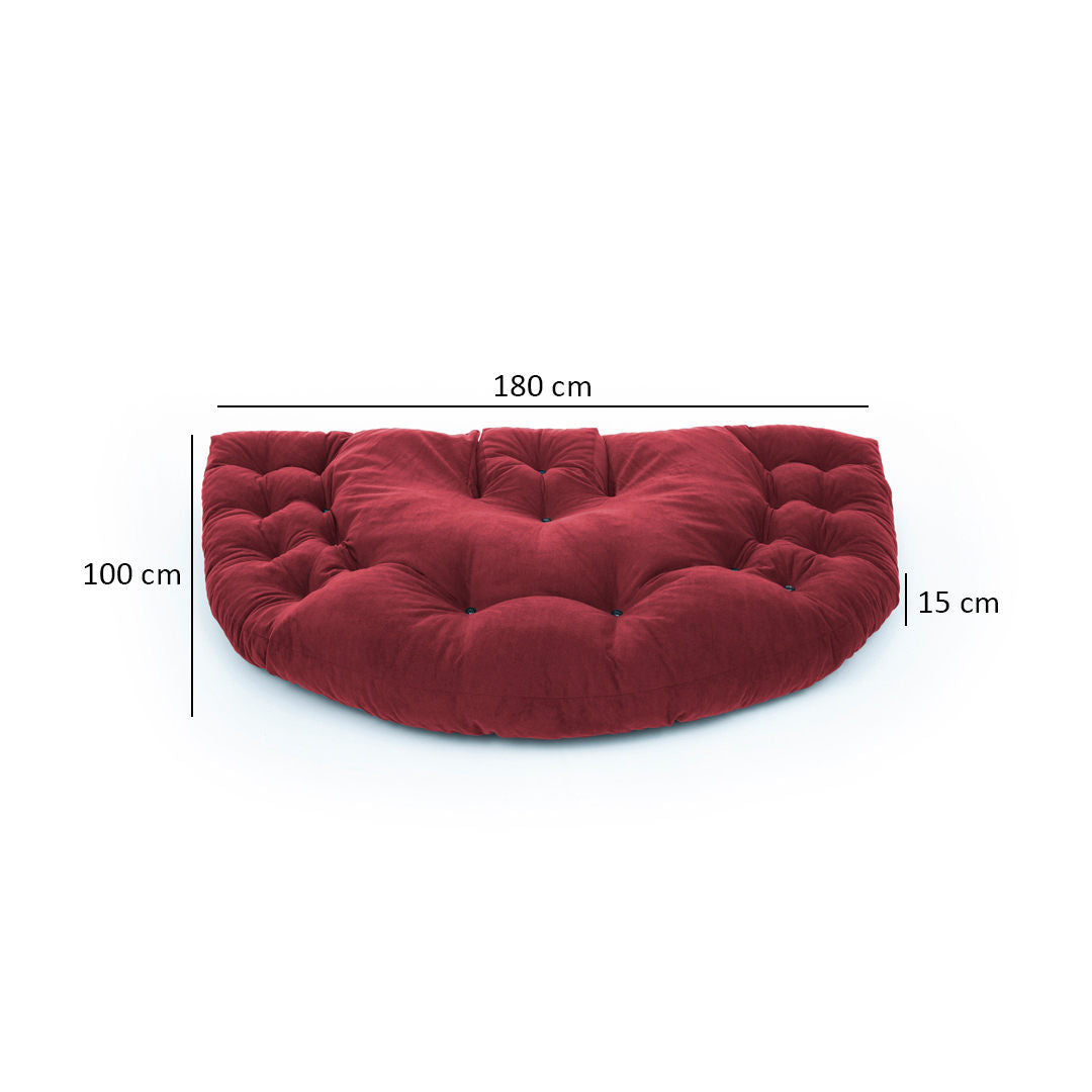 Taburet Kiku Large, Diverse culori, 90x56x70 cm - Bordo | SKU: 379VLV2503 | Taburet Kiku Large, 90x56x70 cm, varianta Bordo, produs pentru amenajarea locuinței, disponibil online în România la CasaMob