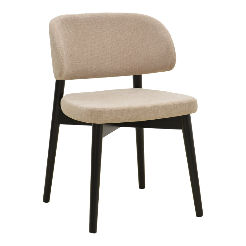 Scaun Siena, Lemn de arbore de cauciuc, Diverse culori, 48x50x81 cm - Bej-Negru | SKU: 381-000017 | Scaun Siena, Lemn de arbore de cauciuc, 48x50x81 cm, varianta Bej-Negru, produs pentru amenajarea locuinței, disponibil online în România la CasaMob