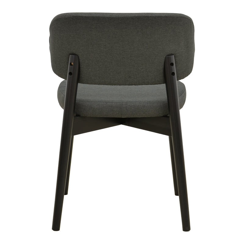 Scaun Siena, Lemn de arbore de cauciuc, Diverse culori, 48x50x81 cm - Negru | SKU: 381-000018 | Scaun Siena, Lemn de arbore de cauciuc, 48x50x81 cm, varianta Negru, produs pentru amenajarea locuinței, disponibil online în România la CasaMob