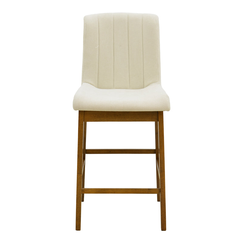 Scaun de bar Dalby, Lemn de arbore de cauciuc, Diverse culori, 50x45x103 cm - Nuc-Crem | SKU: 381-000026 | Scaun de bar Dalby, Lemn de arbore de cauciuc, 50x45x103 cm, varianta Nuc-Crem, produs pentru amenajarea locuinței, disponibil online în România la CasaMob