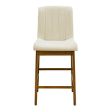 Scaun de bar Dalby, Lemn de arbore de cauciuc, Diverse culori, 50x45x103 cm - Nuc-Crem | SKU: 381-000026 | Scaun de bar Dalby, Lemn de arbore de cauciuc, 50x45x103 cm, varianta Nuc-Crem, produs pentru amenajarea locuinței, disponibil online în România la CasaMob