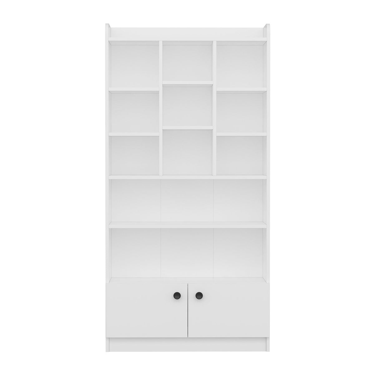 Bibliotecă Tokyo, Alb, 90x30x180 cm
