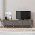 COMODA TV Amsterdam - Anthracite, Gri, 180x42x35 cm, SKU 382NRC1105