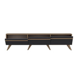 COMODA TV Amsterdam - Anthracite, Gri, 180x42x35 cm