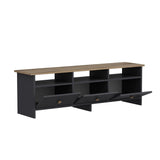 Comodă TV Oslo, Diverse culori, 150x36x47 cm - Antracit - Stejar | SKU: 382NRC1106 | Comodă TV Oslo, 150x36x47 cm, varianta Antracit - Stejar, produs pentru amenajarea locuinței, disponibil online în România la CasaMob