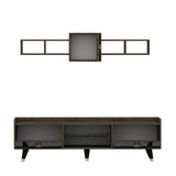 Comodă TV Rosa, Diverse culori, Diverse dimensiuni - Marble - 180x35x52 cm | SKU: 382NRC1117 | Comodă TV Rosa, varianta Marble - 180x35x52 cm, produs pentru amenajarea locuinței, disponibil online în România la CasaMob