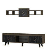 Comodă TV Rosa, Diverse culori, Diverse dimensiuni - Marble - 180x35x52 cm | SKU: 382NRC1117 | Comodă TV Rosa, varianta Marble - 180x35x52 cm, produs pentru amenajarea locuinței, disponibil online în România la CasaMob