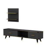 Comodă TV Aren, Diverse culori, 180x35x44 cm - Antracit | SKU: 382NRC1126 | Comodă TV Aren, 180x35x44 cm, varianta Antracit, produs pentru amenajarea locuinței, disponibil online în România la CasaMob