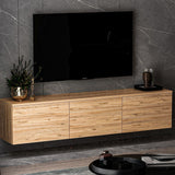 Comodă TV Neon, Diverse culori, 160x32x35 cm - Pin atlantic | SKU: 382NRC1132 | Comodă TV Neon, 160x32x35 cm, varianta Pin atlantic, produs pentru amenajarea locuinței, disponibil online în România la CasaMob