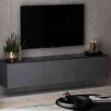 Comodă TV Neon, Diverse culori, 160x32x35 cm - Antracit | SKU: 382NRC1133 | Comodă TV Neon, 160x32x35 cm, varianta Antracit, produs pentru amenajarea locuinței, disponibil online în România la CasaMob