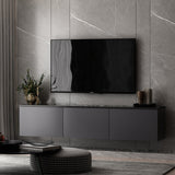 Comodă TV Neon, Diverse culori, 160x32x35 cm - Antracit | SKU: 382NRC1133 | Comodă TV Neon, 160x32x35 cm, varianta Antracit, produs pentru amenajarea locuinței, disponibil online în România la CasaMob