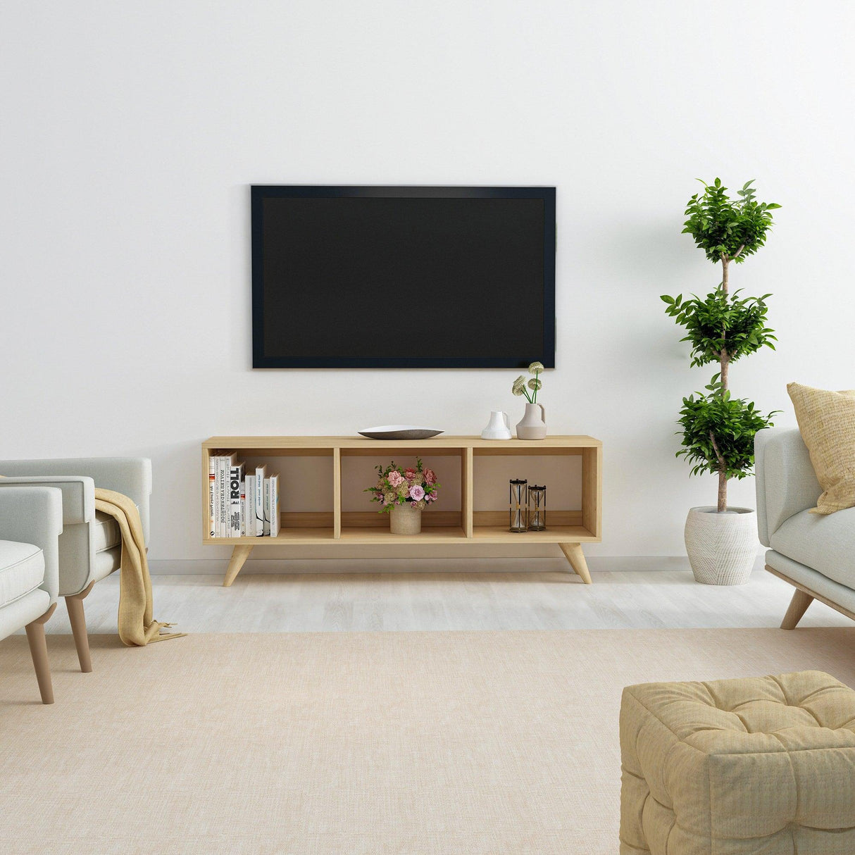 COMODA TV Tina - Sapphire, Safir, 30x48x120 cm