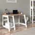 Alb - Stejar | SKU: 382NRC1409 | Birou Country, 120x60x73 cm, varianta Alb - Stejar, produs pentru amenajarea locuinței, disponibil online în România la CasaMob