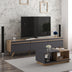 Set Mobila Sufragerie Amsterdam, Gri, 180x42x35 cm, SKU 382NRC1504