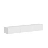 Comodă TV Terra, Diverse culori, 180x31x26 cm - Alb | SKU: 382NRC1509 | Comodă TV Terra, 180x31x26 cm, varianta Alb, produs pentru amenajarea locuinței, disponibil online în România la CasaMob