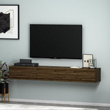 Comodă TV Terra, Diverse culori, 180x31x26 cm - Nuc | SKU: 382NRC1510 | Comodă TV Terra, 180x31x26 cm, varianta Nuc, produs pentru amenajarea locuinței, disponibil online în România la CasaMob