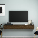 Comodă TV Terra, Diverse culori, 180x31x26 cm - Nuc | SKU: 382NRC1510 | Comodă TV Terra, 180x31x26 cm, varianta Nuc, produs pentru amenajarea locuinței, disponibil online în România la CasaMob