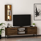 Comodă TV Bien, Diverse culori, 150x30x48 cm - Nuc | SKU: 382NRC1520 | Comodă TV Bien, 150x30x48 cm, varianta Nuc, produs pentru amenajarea locuinței, disponibil online în România la CasaMob