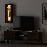 Comodă TV Bien, Diverse culori, 150x30x48 cm - Nuc | SKU: 382NRC1520 | Comodă TV Bien, 150x30x48 cm, varianta Nuc, produs pentru amenajarea locuinței, disponibil online în România la CasaMob