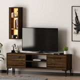 Comodă TV Bien, Diverse culori, 150x30x48 cm - Nuc | SKU: 382NRC1520 | Comodă TV Bien, 150x30x48 cm, varianta Nuc, produs pentru amenajarea locuinței, disponibil online în România la CasaMob