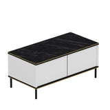 Măsuță de cafea Imaj, Diverse culori, 90x45x40 cm - Alb | SKU: 382NRC1525 | Măsuță de cafea Imaj, 90x45x40 cm, varianta Alb, produs pentru amenajarea locuinței, disponibil online în România la CasaMob