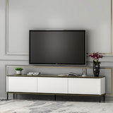 Comodă TV Imaj - Whıte, Alb, 180x35x45 cm