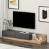 Comodă TV Majör, Antracit - Nuc, 180x37x30 cm, SKU 382NRC1528, imagine 2