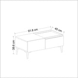 Măsuță de cafea Mia, Diverse culori, 92x45x39 cm - Antracit | SKU: 382NRC1529 | Măsuță de cafea Mia, 92x45x39 cm, varianta Antracit, produs pentru amenajarea locuinței, disponibil online în România la CasaMob